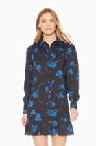 Https:/www.parkerny.com/norma-floral-dress/p8j5015ppc.html Parker Ny Norma Floral Dress Fulton Stems Floral, Size Xxs