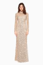 Https:/www.parkerny.com/leandra-dress/b7c3718msb.html Parker Ny Leandra Gown Dress Silver Sequin, Size 0