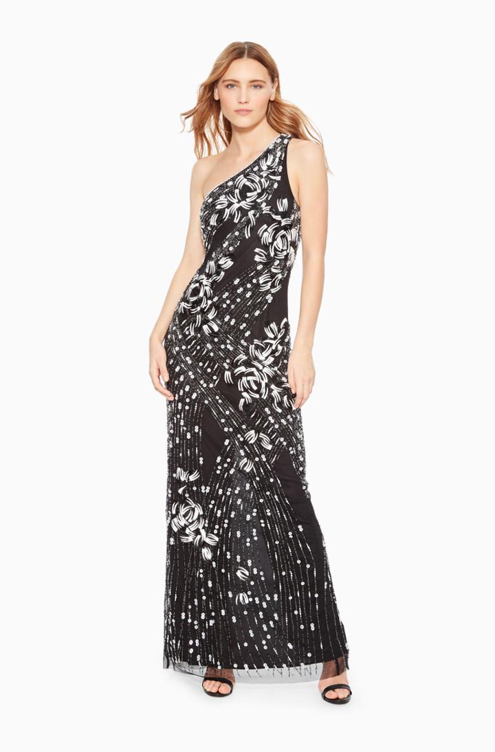 Parker Ny Tasha One-shoulder Dress