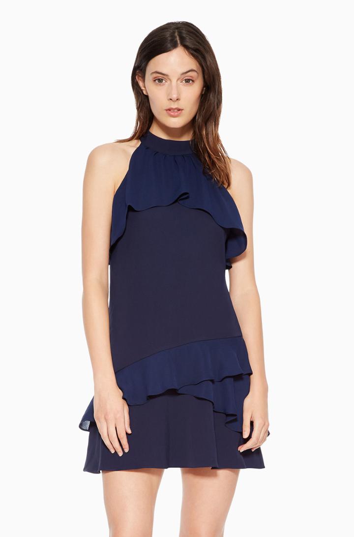 Https:/www.parkerny.com/serafina-dress/p8g4785mc.html Parker Ny Serafina Dress Aquarius, Size Xxs