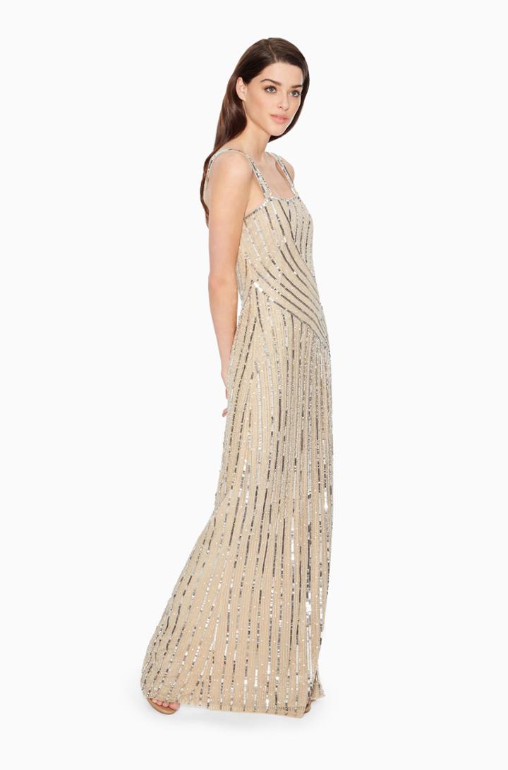 Parker Ny Lisbeth Beaded Dress