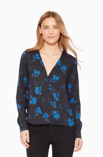 Parker Ny Lola Floral Blouse