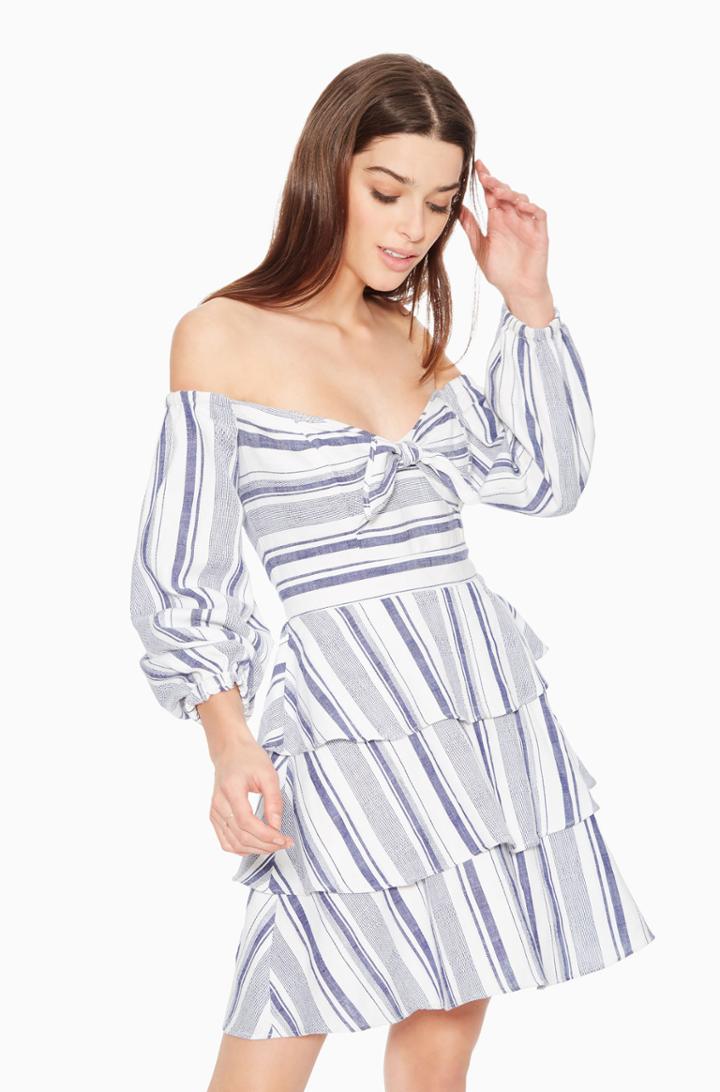 Parker Ny Bahama Striped Dress