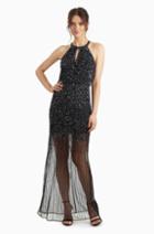 Parker Ny Black Evening Dress