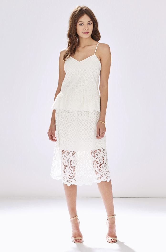 Parker Ny Aster Tank S White