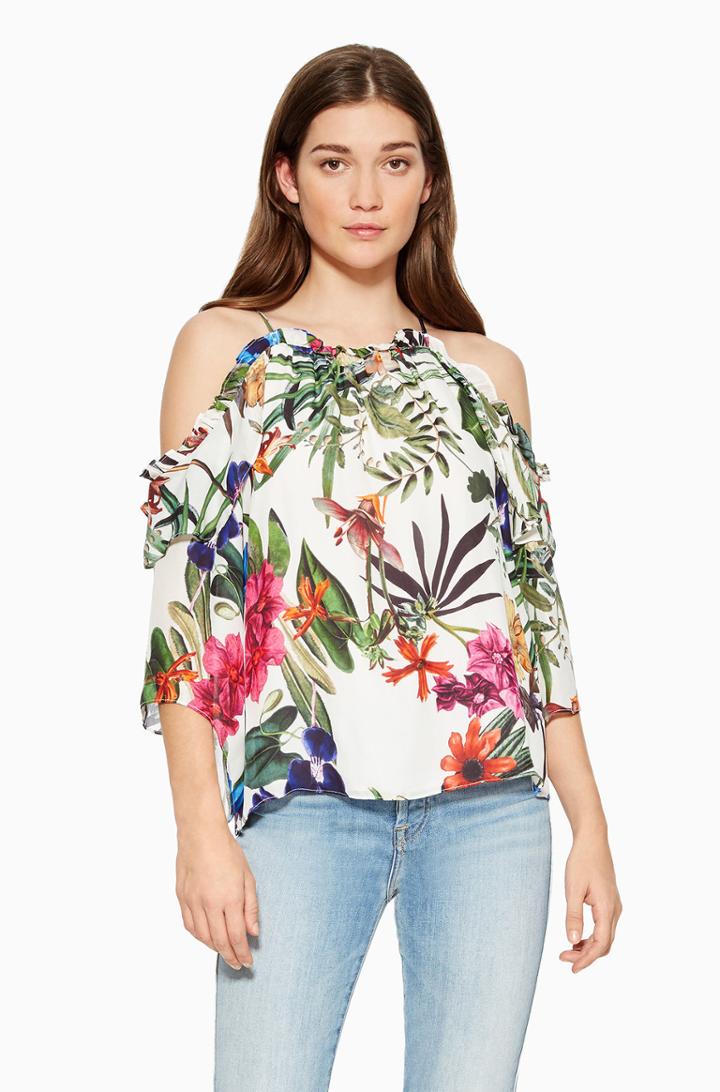 Parker Ny Mildred Floral Top