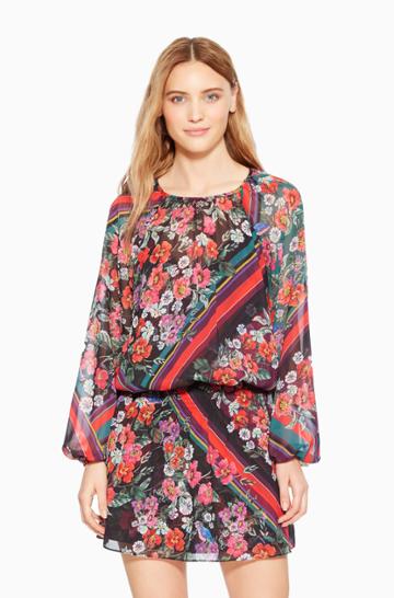 Https:/www.parkerny.com/christina-dress/p8k5016ppf.html Parker Ny Christina Dress Madison Stripe, Size Xxs
