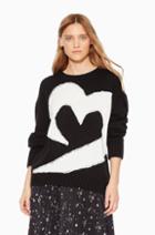 Parker Ny Olive Heart Sweater