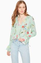 Parker Ny Cassidy Floral Blouse