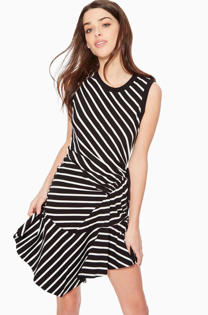 Parker Ny Nicola Striped Dress