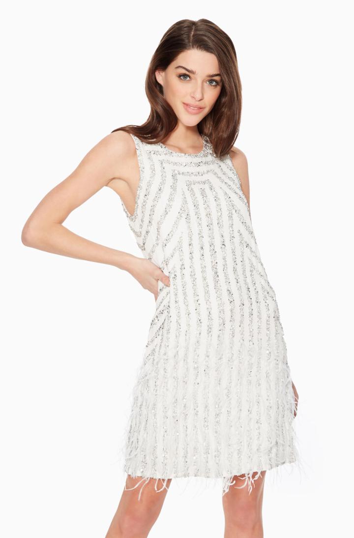 Parker Ny Allegra Beaded Dress