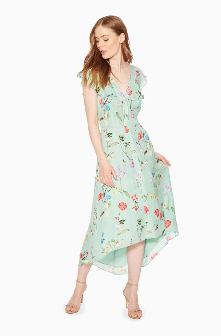 Parker Ny Raven Floral Dress
