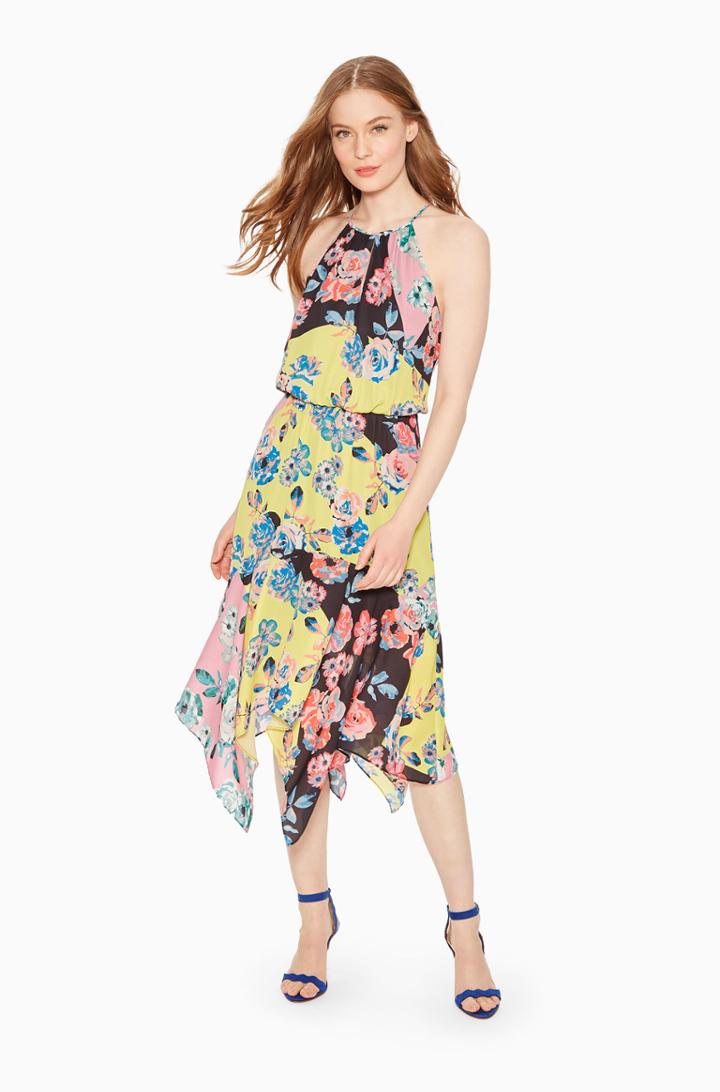 Parker Ny Cecelia Floral Dress