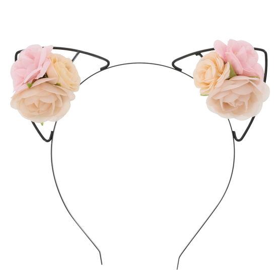 Minicci Women's Multi-flower Cat Ear Headband