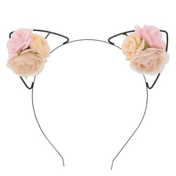 Minicci Women's Multi-flower Cat Ear Headband