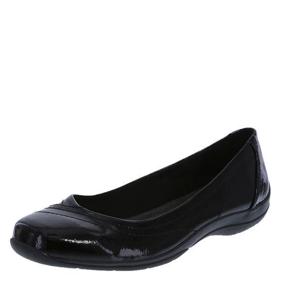 Comfort Plus By Predictions Women's Patent Carla Snip Toe Flat
