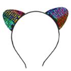Minicci Women's Mermaid Sequin Cat Ears Headband