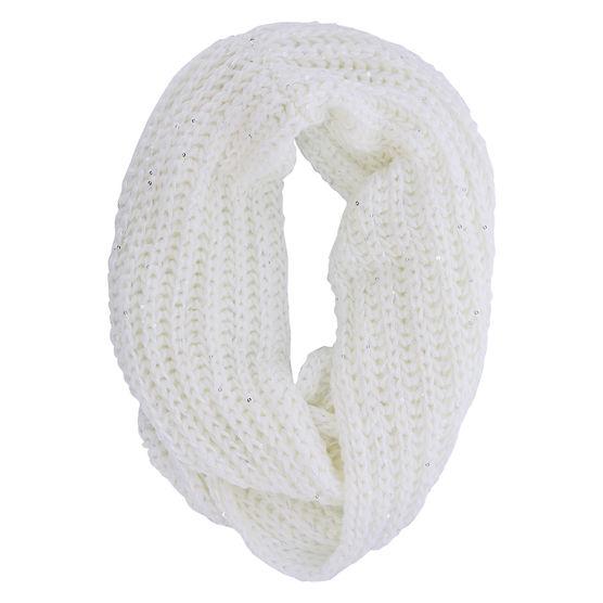 Minicci Women's Marled Lurex Infinity Scarf
