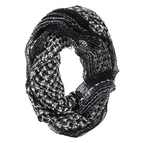 Minicci Women's Mixed Yarn Infinity Scarf