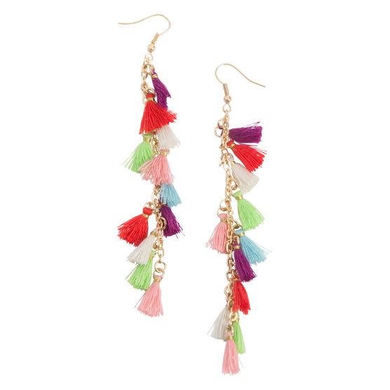Minicci Women's Bright Color Tassel Earrings