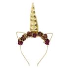 Minicci Women's Caticorn Vintage Flower Headband