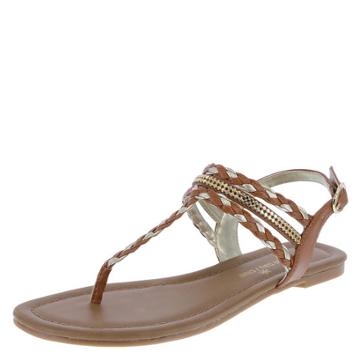 Montego Bay Club Women's Mara Embellished Flat Sling