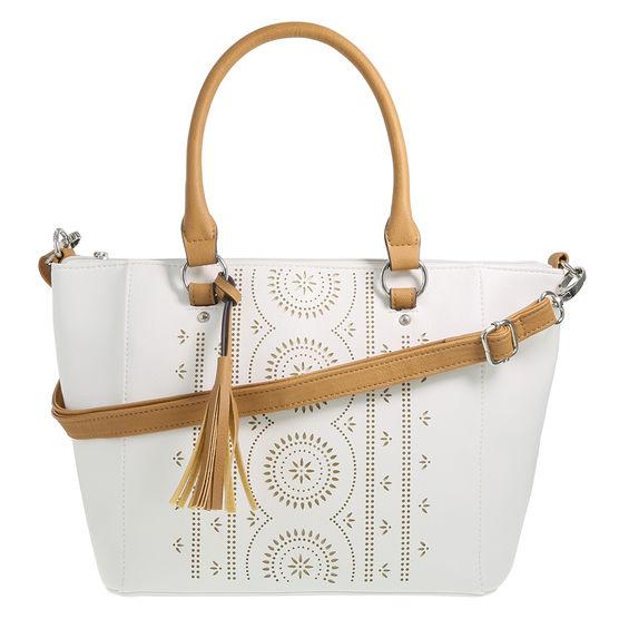 Minicci Women's Perforated Polly Satchel