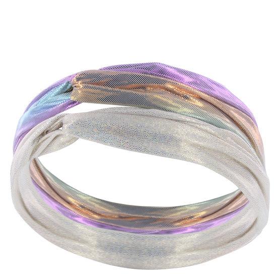 Minicci Women's (2 Pk) Iridescent Headband Hair Wraps