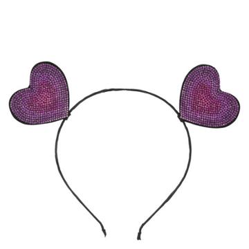 Minicci Women's Lux Heart Cat Ear Headband