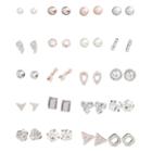 Minicci Women's (20 Pk) Stud Earrings Set