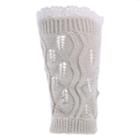 Minicci Women's (1 Pk) Crochet Trim Boot Cuff