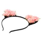 Minicci Women's Flower Cat Ear Headband