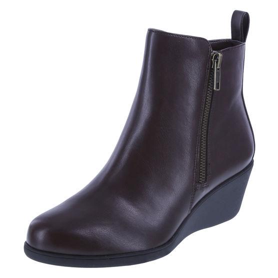 Comfort Plus By Predictions Women's Phyllis Comfort Wedge Boots