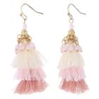 Minicci Women's Tiered Tassel Earring