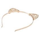 Minicci Women's Lattice Cat Ear Headband