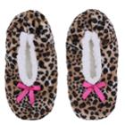 Minicci Women's Leopard Print Soft Sole Slipper