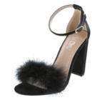 Brash Women's Faux Fur Houston Sandal