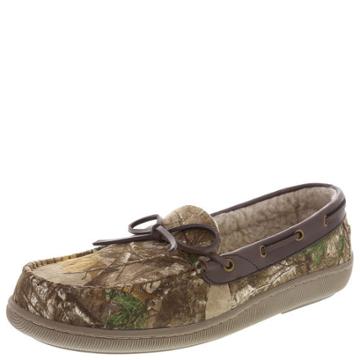 Rugged Outback Men's Mitchell Camo Moccasin Slipper