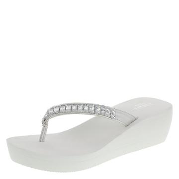 Unforgettable Moments Women's Karat Stone Flip Flop