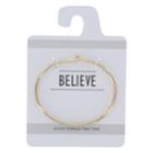 Minicci Women's Believe Mantra Bracelet