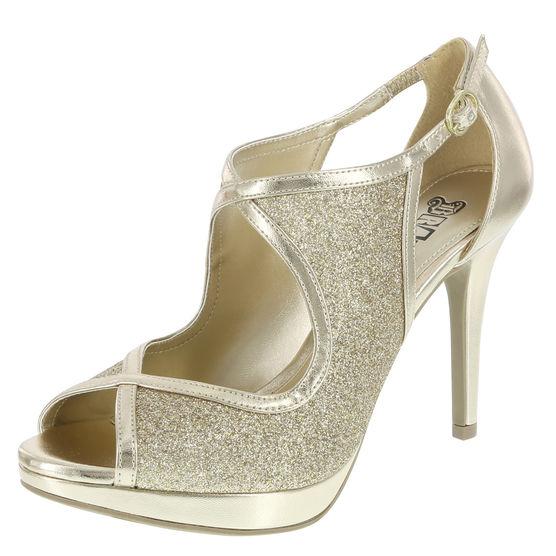 Brash Women's Lyric Caged Platform Heel