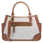 Minicci Women's Crochet Rebekka Satchel