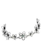 Minicci Women's Wire Flower Choker