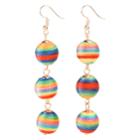 Minicci Women's Bright Color Ball Drop Earrings