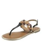 American Eagle Women's Venetian Braided Flat Sandal