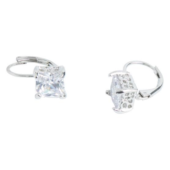 Minicci Women's Cubic Zirconia Euro Wire Earrings