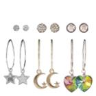 Minicci Women's (6 Pk) Celestial Earrings Set