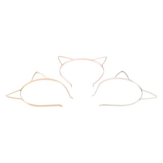 Minicci Women's (3 Pk) Cat Ear Headbands