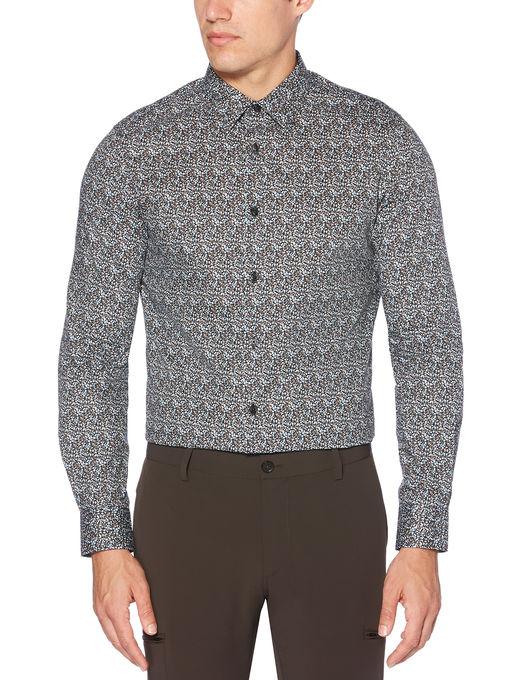 Perry Ellis Slim Fit Resist Spill Floral Shirt
