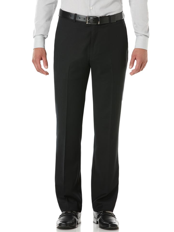 Perry Ellis Regular Fit Textured Solid Suit Pant